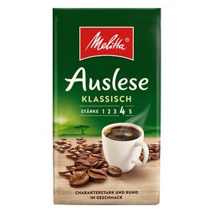 Melitta Auslese klasická mletá káva intenzivní chuti 500g
