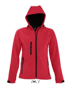Womens Hooded Softshell Jacket Replay - Farbe: Pepper Red - Größe: L