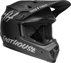 Bell MX-9 MIPS Fasthouse Motocross Helm Farbe: Schwarz/Grau, Grösse: L