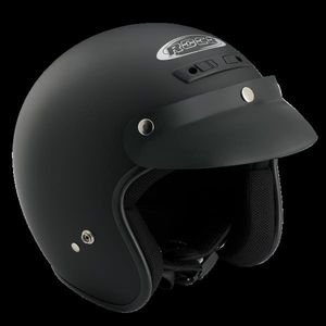 ROCC Helm Jethelm CLASSIC Uni Farbe matt schwarz Größe 53-54 (XS)