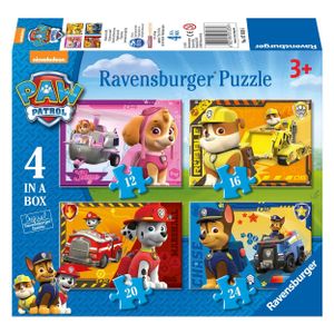 Ravensburger Puzzle Paw Patrol 4in1, 12/16/20/24 Stück