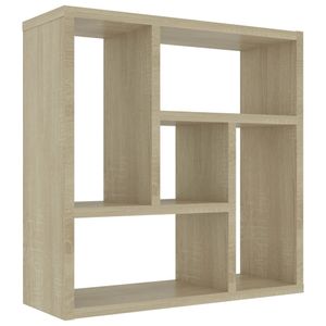 vidaXL Wandregal Sonoma-Eiche 45,1x16x45,1 cm Holzwerkstoff