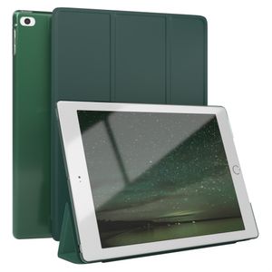 EAZY CASE - Schutzhülle für iPad 5 6 / iPad Air 1 2 Hülle 9.7 Zoll Smart Cover Tablet Case Smartcase zum Aufstellen Klapphülle mit Standfunktion Sleep Wake Up Funktion Tasche Kunstleder Etui Grün