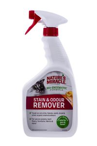 NATURE'S MIRACLE Flecken-&Geruchsentferner Melon Cat - Spray zum Reinigen und Entfernen von Schmutz - 946 ml