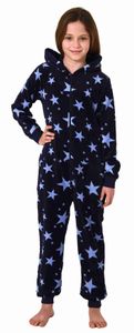 Mädchen Jumpsuit Overall Schlafanzug Pyjama langarm in Sterne Optik - 202 467 97 961