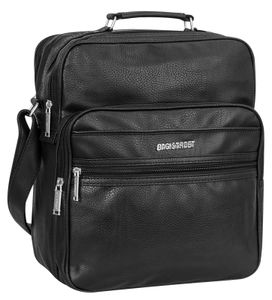 Bag Street Herrentasche Arbeitstasche Flugbegleiter Tasche T0112 Schwarz