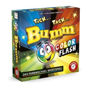 Piatnik - Tick Tack Bumm - Color Flash Gesellschaftsspiel Familienspiel Partyspiel