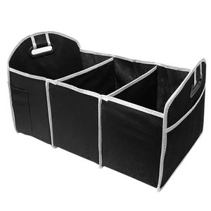 Kofferraumtasche 57x33x32 cm Schwarz Aufbewahrungstasche Faltbox Schwarz Kofferraumbox Autobox Aufbewahrungsbox kofferraumorganizer