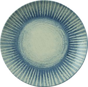 Teller fl 20cm Sunlight Blue  (Stoneware)