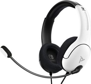 PDP LVL40 Wired Stereo: Black & White 500-162-BW, On-ear Gaming Headset Schwarz-Weiß