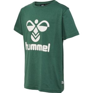 hummel hmlTRES T-Shirt Kinder 6041 - pineneedle 140