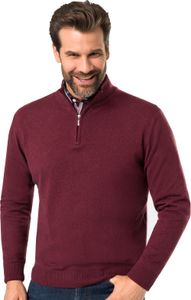 Royal Spencer Herren Kaschmir-Seide-Pullover mit Zipp, federleicht und temperaturregulierend