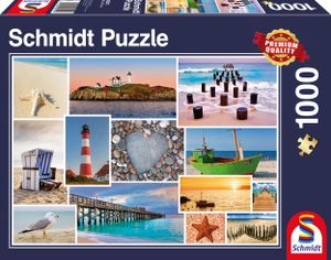 Schmidt 58221 - Am Meer, 1.000 Teile, Klassische Puzzle 4001504582210