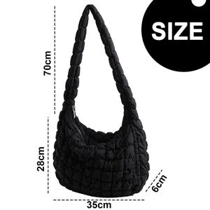 Bubble Hobo Bags für Frauen Quilted Tote Bag für Frauen Puffer Bag Quilted Bag Lightweight Puffy Tote Bag Quilted Padding Schwarz Bubble Hobo Bags für Frauen Quilted Tote Bag für Frauen Puffer Bag Quilted Bag Lightweight Puffy Tote Bag Quilted Padding Schwarz