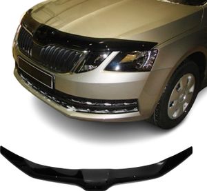 Motorhaube Deflektor Insekten Steinschlagschutz für Skoda Octavia 2017-20 Dunkel
