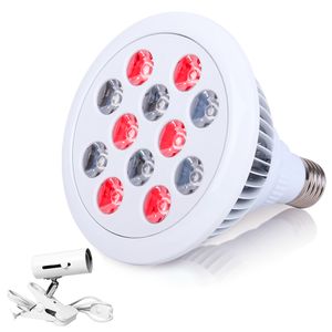 12W LED PAR Rotlichtlampe Infrarotlampe Tpielampe zur Schmerzlinderung mit Lampenfassung