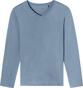 Schiesser Herren Shirt Langarm blaugrau 52
