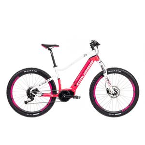 27,5 Zoll ebike Elektrofahrrad Pedelec MTB E-Bike Modell e-Guera 7.7-M Crussis 20Ah 720Wh 80Nm Rahmenhöhe 19" (47 cm) Pink/Weiß
