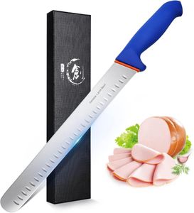 DRAGON RIOT Schinkenmesser 30cm extrem scharf BBQ Messer Himmelblau DRAGON RIOT Schinkenmesser 30cm extrem scharf BBQ Messer Himmelblau