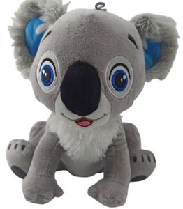 Soma großes Koala Stofftier Koalabär Kuscheltier Plüschtier Plüsch XXL 23 cm Spielzeug groß Bunt Kuschel Manga Anime Farben Plüsch Plush (Koala mit blauen Ohr)