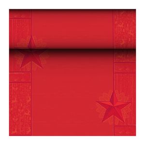 8 Tischläufer, Tissue "ROYAL Collection" 24 m x 40 cm rot "Rising Star"