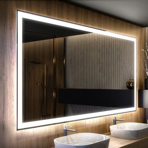 Artforma Zrcadlo do koupelny s led osvětlením L01 180x70 cm | Barva LED: Studená bílá 7000K