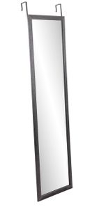 Türhängespiegel SUNNY, ca. 30x120 cm, schwarz, glitzernd