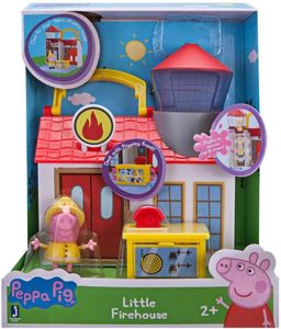 Jazwares 96586 - Peppa Pig - Kleine Feuerwehrwache
