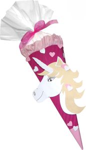 Schultüte Bastelset Einhorn
