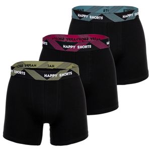 Happy Shorts Retro-Pants unterhose männer Motive Black L (Herren)