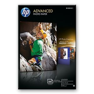 HP Fotopapier Advanced Q8692A 10x15cm 25 hochglänzend 100 Bl./Pack.