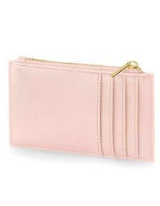 BagBase taška na doklady Boutique Card Holder BG754 Pink Soft Pink 12,5 x 7,5 cm