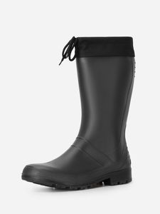 Ladeheid Damen und Herren PVC Gummistiefel LA-958 (Schwarz, 43 EU)