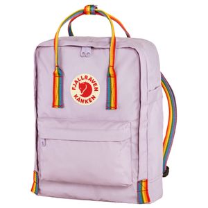 FJÄLLRÄVEN Kanken Rainbow Rucksack Pastel Lavender-Rainbow Pattern FJÄLLRÄVEN Kanken Rainbow Rucksack Pastel Lavender-Rainbow Pattern