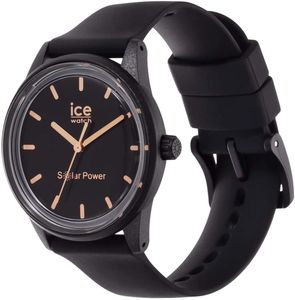 Ice-Watch 018476 Solar-Armbanduhr S Schwarz/Roségoldfarben