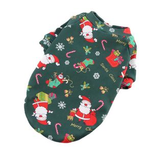 Welpen-Weihnachtsmantel, warm, bequem, Polyester, für Hunde, Weihnachtskostüm, Kleidung für Kätzchen-Grün,4XL