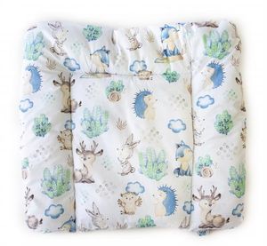 Wickelunterlage Sterne 65x70 cm  - Farbe: Igel & Freunde
