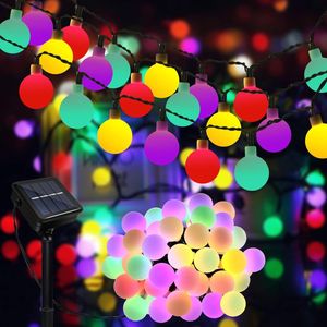 Solar Lichterkette Aussen 50 LED,7 Meter Solar Lichterkette Außen 50 LED Kugeln,Mehrere Lichtmodi Wasserdicht Farbenfrohe,Solarbetriebene Lichterkette Solar Lichterkette Aussen 50 LED,7 Meter Solar Lichterkette Außen 50 LED Kugeln,Mehrere Lichtmodi Wasserdicht Farbenfrohe,Solarbetriebene Lichterkette