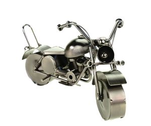 Kremers- Schatzkiste Deko Shopper Motorrad aus Metall 22 cm Dekoration Geldgeschenk Bike