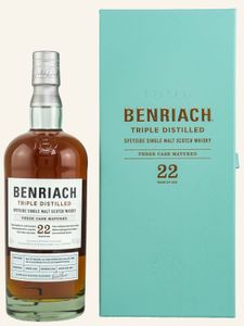 Benriach 22 Jahre - Triple Distilled - Three Cask Matured - Speyside Single Malt Scotch Whisky