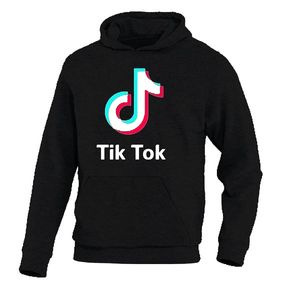 Tik Tok TikTok Hoodie - Kapuze schwarz - Farbe: Schwarz - Kapuzenpullover - Kinder | Größe: 170/176