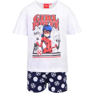 Miraculous Ladybug Kinder Schlafanzug Pyjama – Weiß / 128