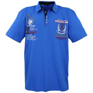 LV-2038 Polo-Shirt Royalblau, Größe:4XL
