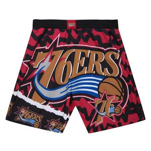 M&N Philadelphia 76ers JUMBOTRON Basketball Shorts - L