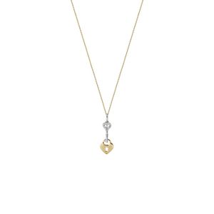 AnhängerKette - Gold 585 14K Diamanten 0,045ct