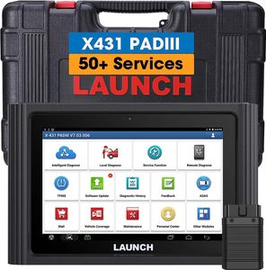 LAUNCH X431 PADIII Komplettsystem-Diagnosetool, 40+ sondere Dienste Codierungen und Programmierung aktiver Test Ferndiagnose 100000+ Fahrzeuge