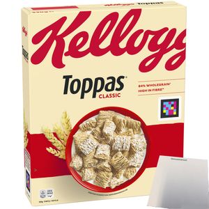 Kellogg's Toppas Cerealien Knusperfrühstück 1er Pack (1x330g Packung) + usy Block