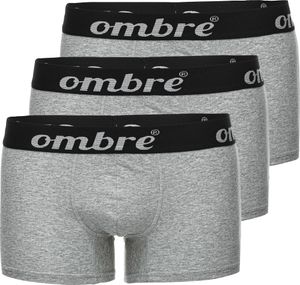 Ombre Clothing Pánske boxerky Kay 3 pack šedá M