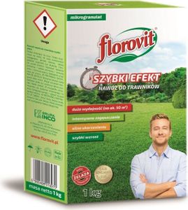 nawóz Florovit do trawników szybki efekt karton 1kg