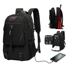 Mulisoft Rucksack, für 17.3 Zoll Reiserucksack Handgepäck, Laptop Backpack Multifunktion Wasserdicht Großer mit USB-Ladeanschluss für Arbeit/Reisen